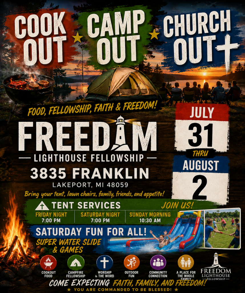 Church gathering event announcement